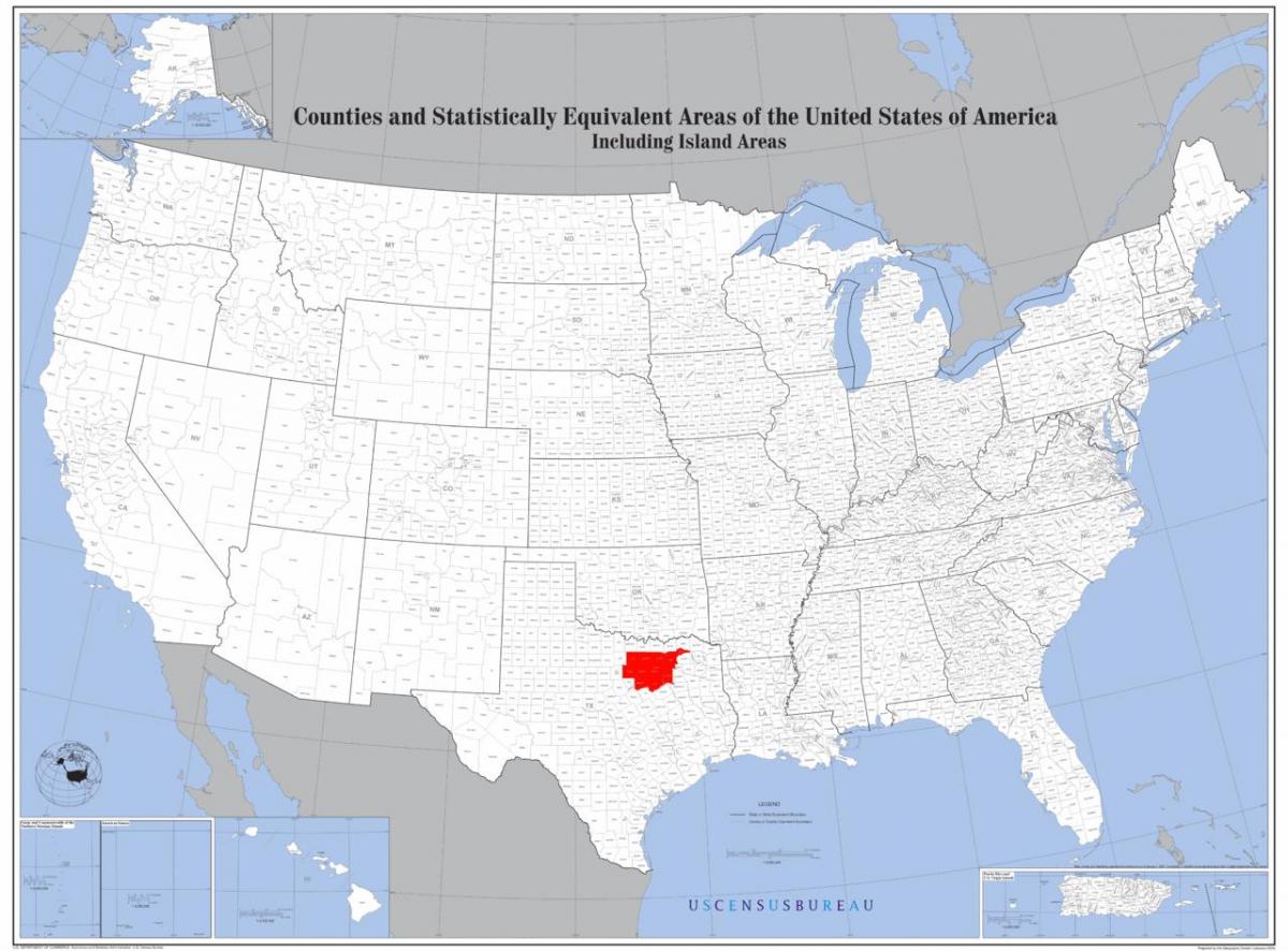 Даллас на карте США