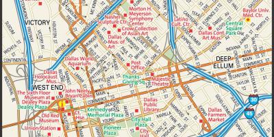 Карта города Даллас улицы