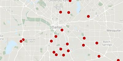 Карта преступности Даллас